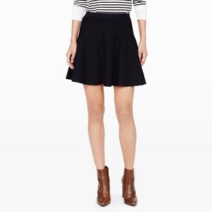 Club Monaco Gray Wool Pullover A-line Skirt S/P